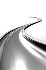Wall Mural - aerodynamic motion trail with smooth swoosh and elegant curves