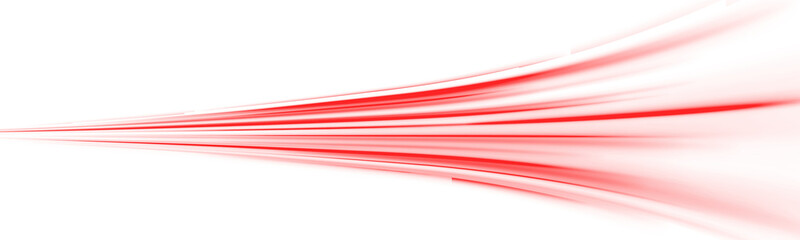 Wall Mural - png vector red light line with futuristic motion effect and abstract automobile blur, glowing trail 