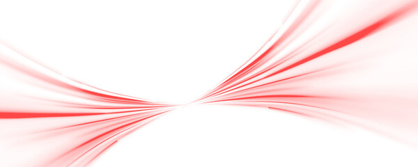 Wall Mural - png bright car beam on colorful city background with speed blur, motion curve and red trail streak, 