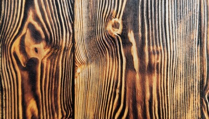 Leinwandbilder - charred wood planks texture background for rustic web design, print media, or branding projects high-resolution natural grain graphic resource

