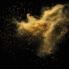 Wall Mural - abstract space background with stars