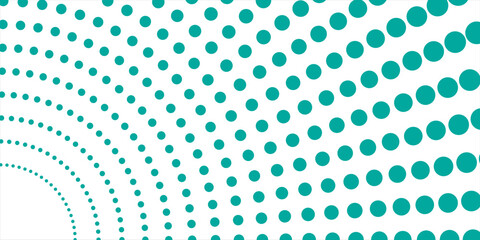 Wall Mural - abstract blue minimal dotted circles futuristic background. vector design