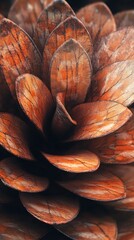 Wall Mural - stunning close up shot showcasing the vibrant orange petals of a botanical wonder surrounded by the 