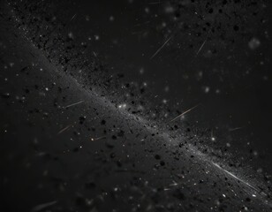 Wall Mural - inky black canvas sprinkled with diamond-like starlight , dark, stars
