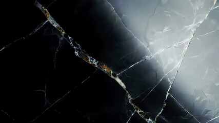 Spider Web with Dewdrops Close-up Animation