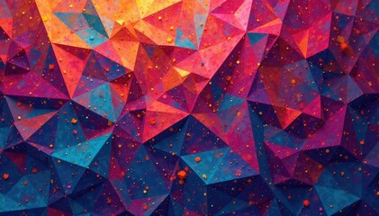 Geometric shapes interwoven, creating a complex, intricate pattern , complex, line