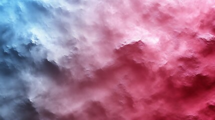 Wall Mural - Abstract Blue and Pink Cloud Formation Image