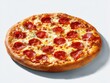 © Sejjil - Pepperoni pizza round isolate on white background