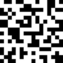 QR code without Position Detection Pattern, with no background.