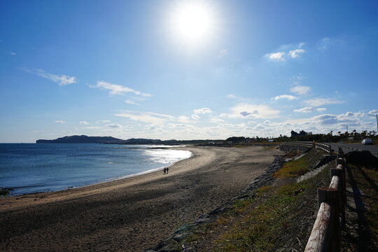 wonderful seascape with fine coast line