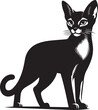 © MDALHAZ - cat silhouette vector, cat silhouette drawing, logo vector