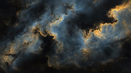 dramatic photo of nebula and stars in deep space astronomy picture.
