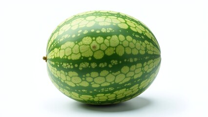 Muskmelon texture, isolated on white background, intricate netted pattern with subtle shading, ultra-detailed shot