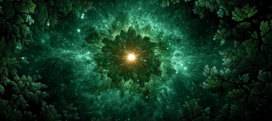 Wall Mural - supernova big bang. time space dilation. science galaxy astronomy. generative ai technology.