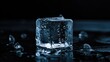 © Rere_Art151 - A close up photograph shows a single melting ice cube