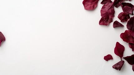 Aufkleber - Fresh beets with vibrant green leaves stand out on a clean white backdrop, softly lit, perfect for culinary marketing or product displays