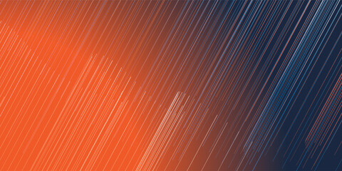 Wall Mural - an abstract background with diagonal lines over a color gradient of warm red, orange and deep blue t