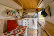 © Cavan Images - Cozy camper van interior overlooking Cappadocia landscape in Tur