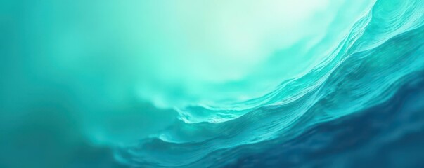Wall Mural - Subtle swirling teal and azure gradients create a calming, abstract texture , peaceful, abstract