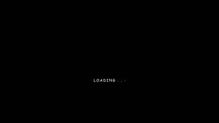 Loading Text Animation Black Background