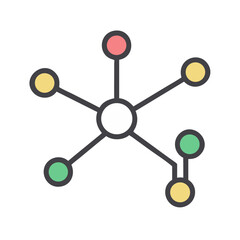 Poster - network-node-structure-icon