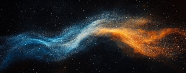 cosmic nebula flow