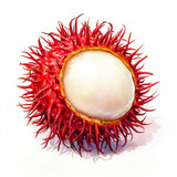 Fresh rambutan is juicy delight and looks so tasty