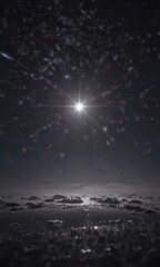 Wall Mural - diamond-like stars scattered on dark velvet sky , mystery, dark matter, cosmos