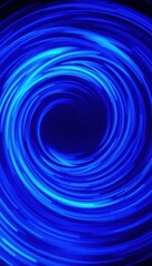 Wall Mural - abstract swirling blue circle on bright background, vibrant energy, dynamic motion, smooth, blue
