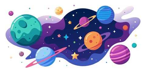 Wall Mural - Universe Nebula Stars Space