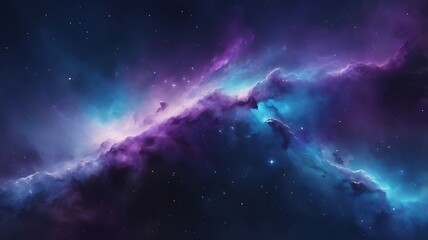 galaxy inspired color splash deep blues