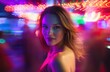 © banrak - Unintentional photo of a gorgeous woman in a lively nightclub