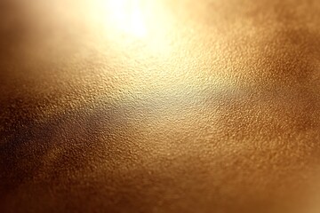 Wall Mural - Gleaming gold textured surface with light reflections creating a luminous effect
