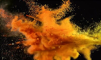 Wall Mural - fire explosion background