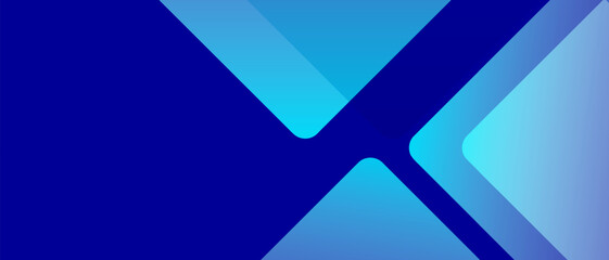 Wall Mural - abstract blue geometric gradient background. eps10 vector