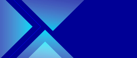 Wall Mural - rectangle abstract background. blue gradient circular shape elements. minimalist geometric pattern. 