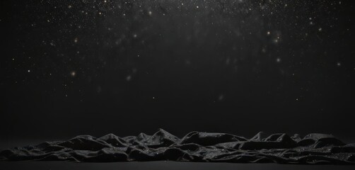 Wall Mural - myriad glittering stars blanket a velvet black backdrop , astral, cosmic