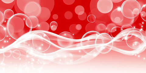 Wall Mural - Red and pink bokeh background