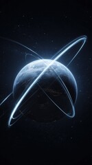 Wall Mural - Planet with Ring System in Space