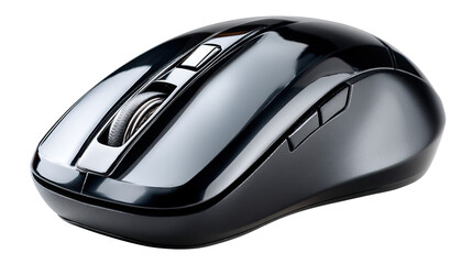 sleek wireless computer mouse: a modern, high-tech wireless computer mouse, designed for optimal com