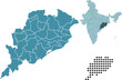 © ad_hominem - Set maps of Odisha state