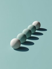 Poster - Minimalist Zen Spheres Innovative Design Visualization Exploring Balance, Symmetry, and Mindful Aesthetics in Contemporary Creative Marketing