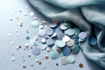 Aufkleber - Ethereal Metallic Lunar Fragments Minimalist Cosmic Design Element for Digital Branding, Premium Content Creation and Immersive Visual Storytelling