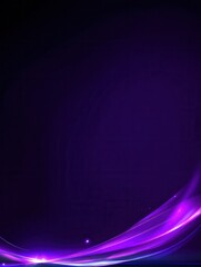 Wall Mural - abstract purple background with glowing lines and light effects creating a futuristic and modern vis