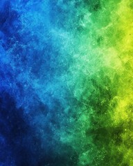Wall Mural - abstract gradient background with blue green and yellow colors creating a vibrant and artistic textu