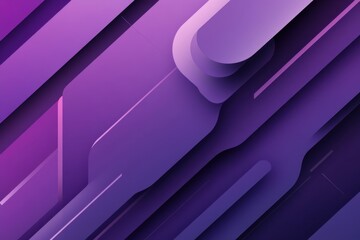 Wall Mural - abstract purple gradient background with diagonal lines and rounded shapes creating a modern and dyn