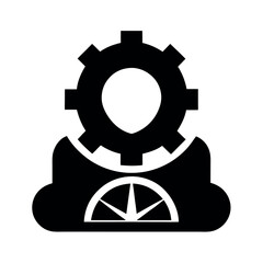 Version Control Tech Icon Vector
