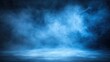 © Nasra - Dark blue smoky stage background