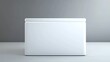 © Harry - Modern Minimalist White Rectangular Box Product Display Mockup Studio Background Clean Simple Design Empty Space for Branding Presentation Advertising Template 3d grey