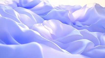 Wall Mural - Soft, flowing folds of delicate pastel fabric.